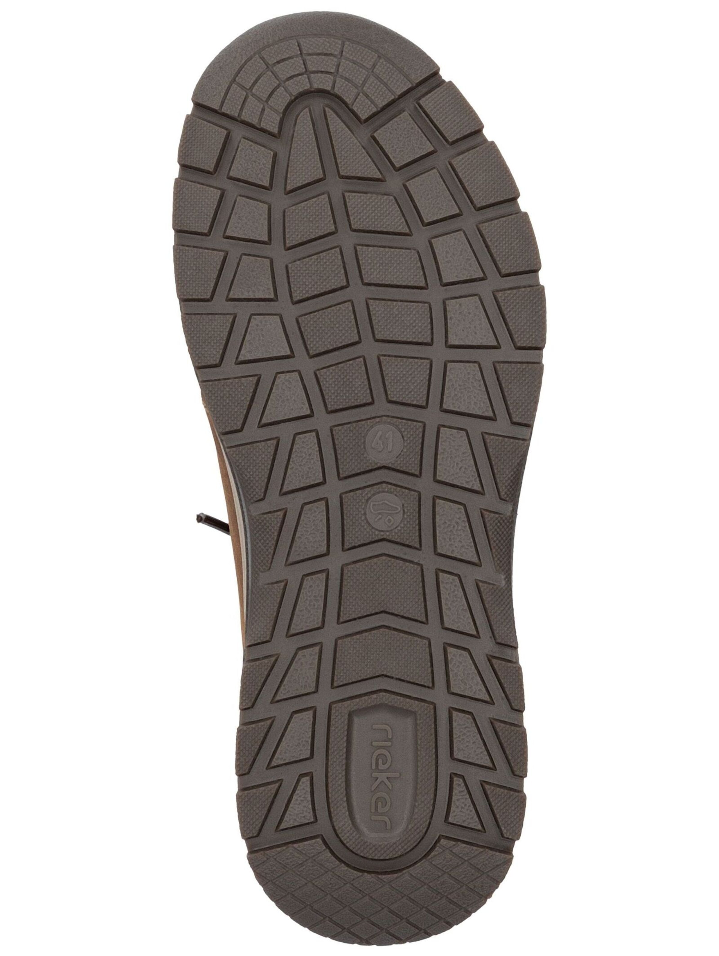 Rieker - Sapatilha com atacadores em castanho