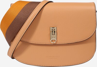 Seidenfelt Manufaktur Sac à bandoulière 'Ronne' en marron / orange / pêche, Vue avec produit