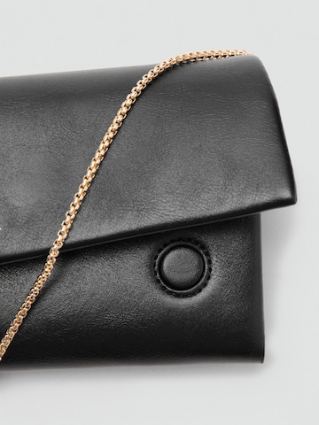 MANGO Clutch 'JACOBA' in Zwart
