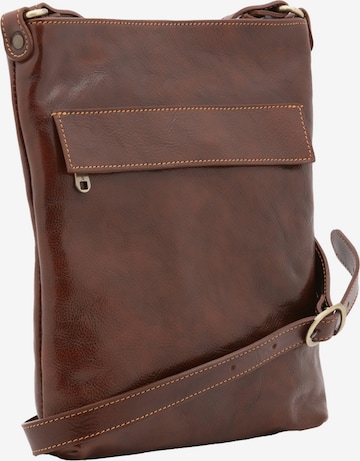 Sac à bandoulière Viola Castellani en marron : devant