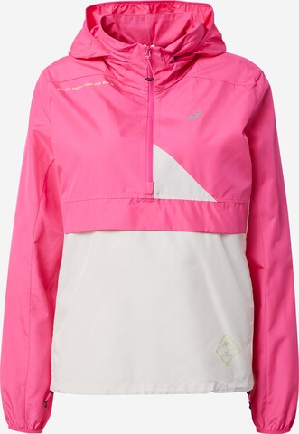 ASICSSportska jakna 'Fujitrail' - roza boja: prednji dio
