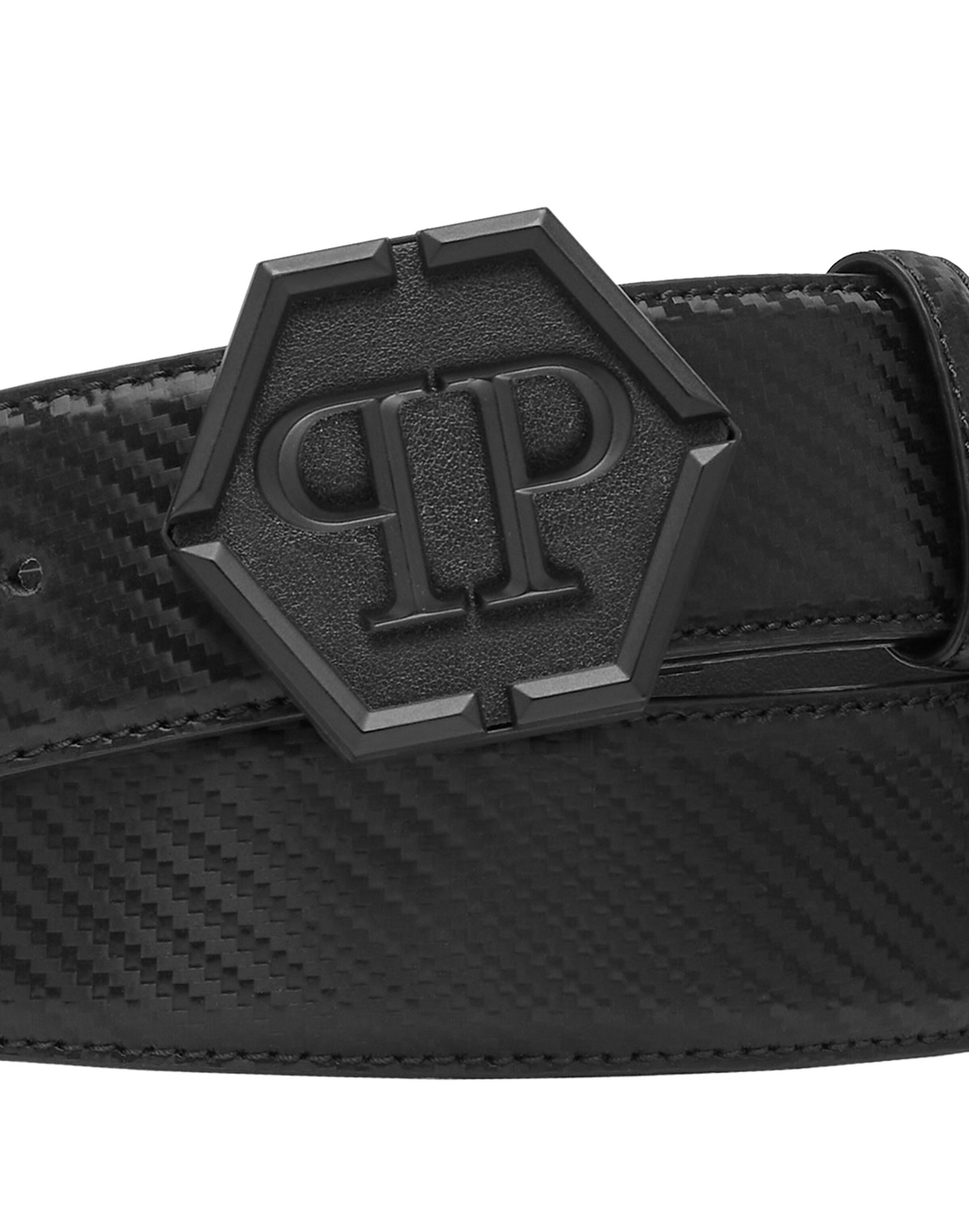 Philipp Plein Belt 'Hexagon' in Black