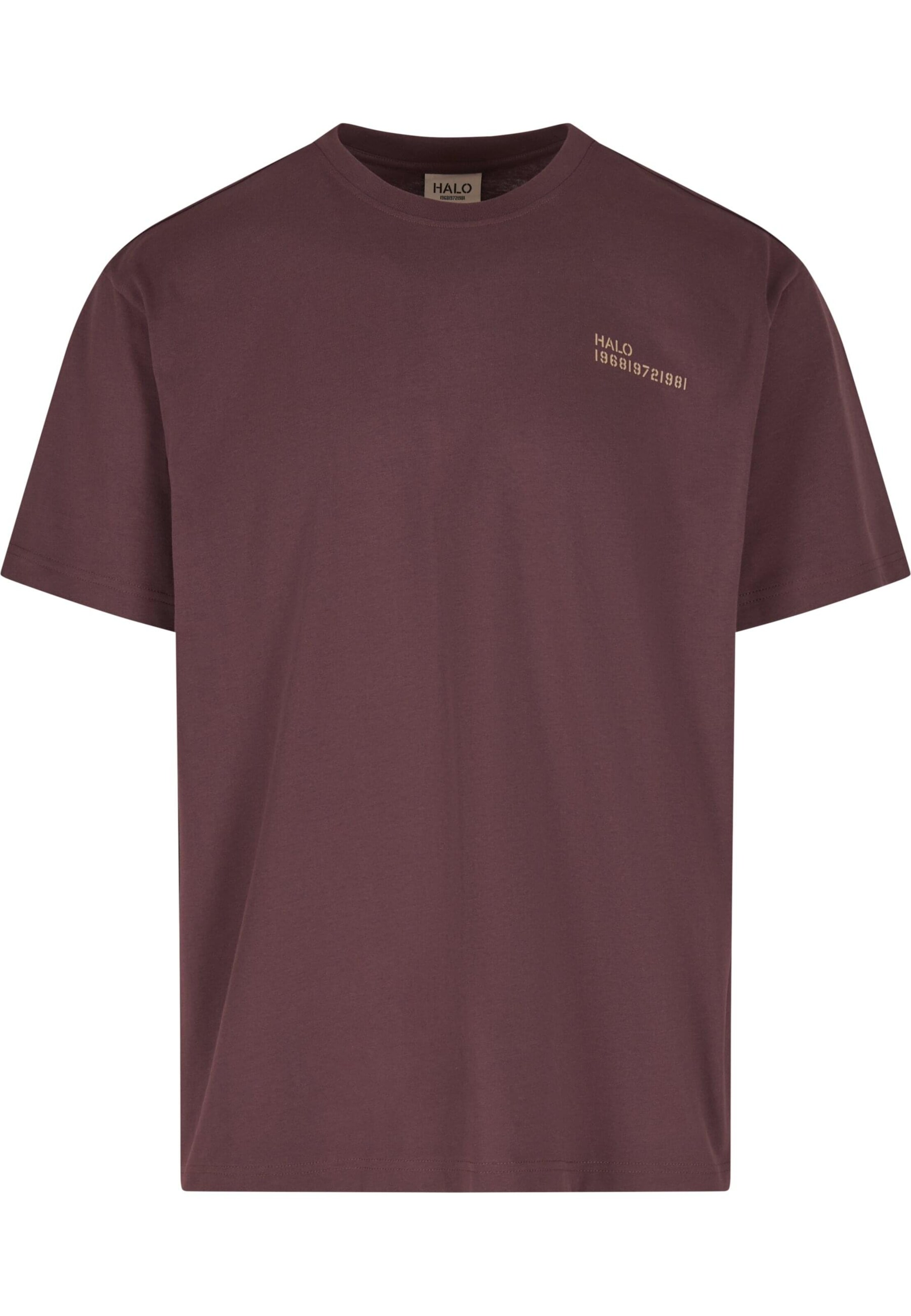 HALO T-Shirt in Braun: Vorderseite