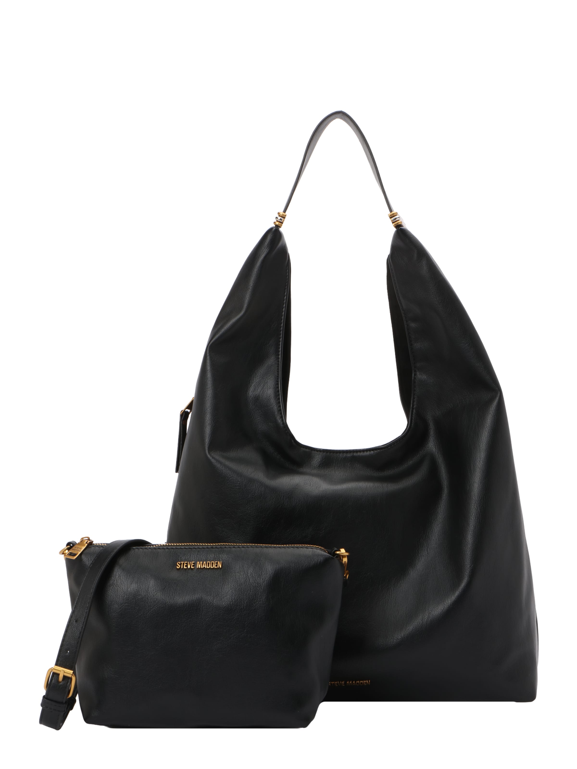 STEVE MADDENShopper torba 'Dempsy' - crna boja: prednji dio