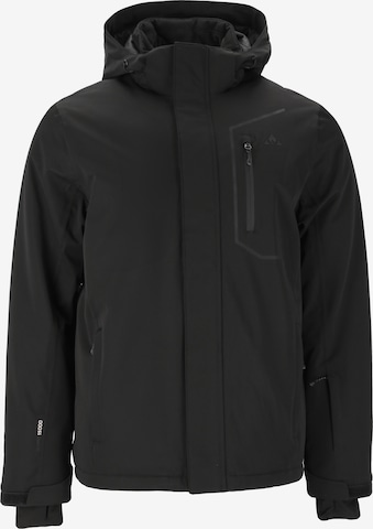 Whistler Athletic Jacket 'Carbon' in Black: front