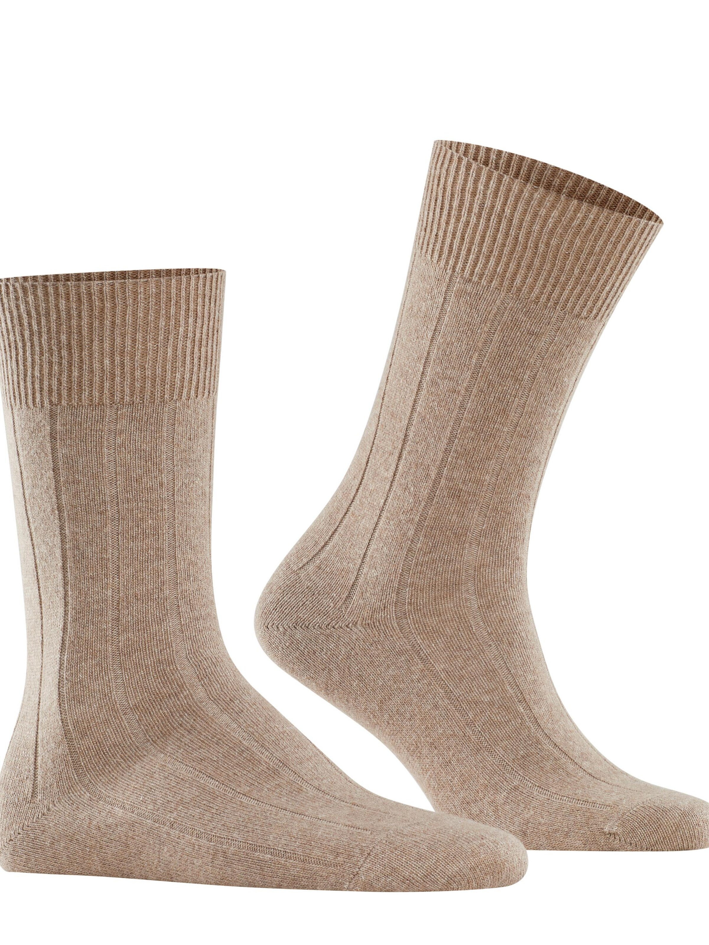 FALKE Socks 'Lhasa Rib' in Brown