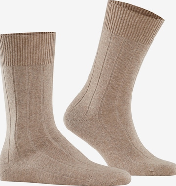 FALKE Socks 'Lhasa Rib' in Brown: front