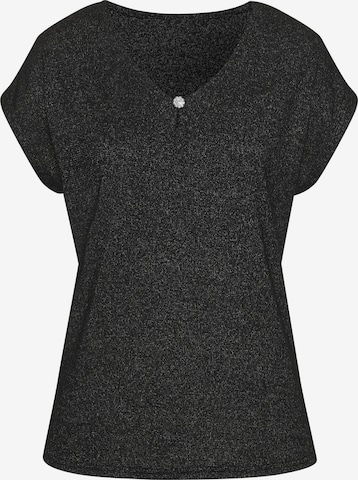 LASCANA Pullover in Schwarz: Vorderseite