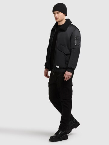 khujo Winterjacke 'Ground' in Schwarz