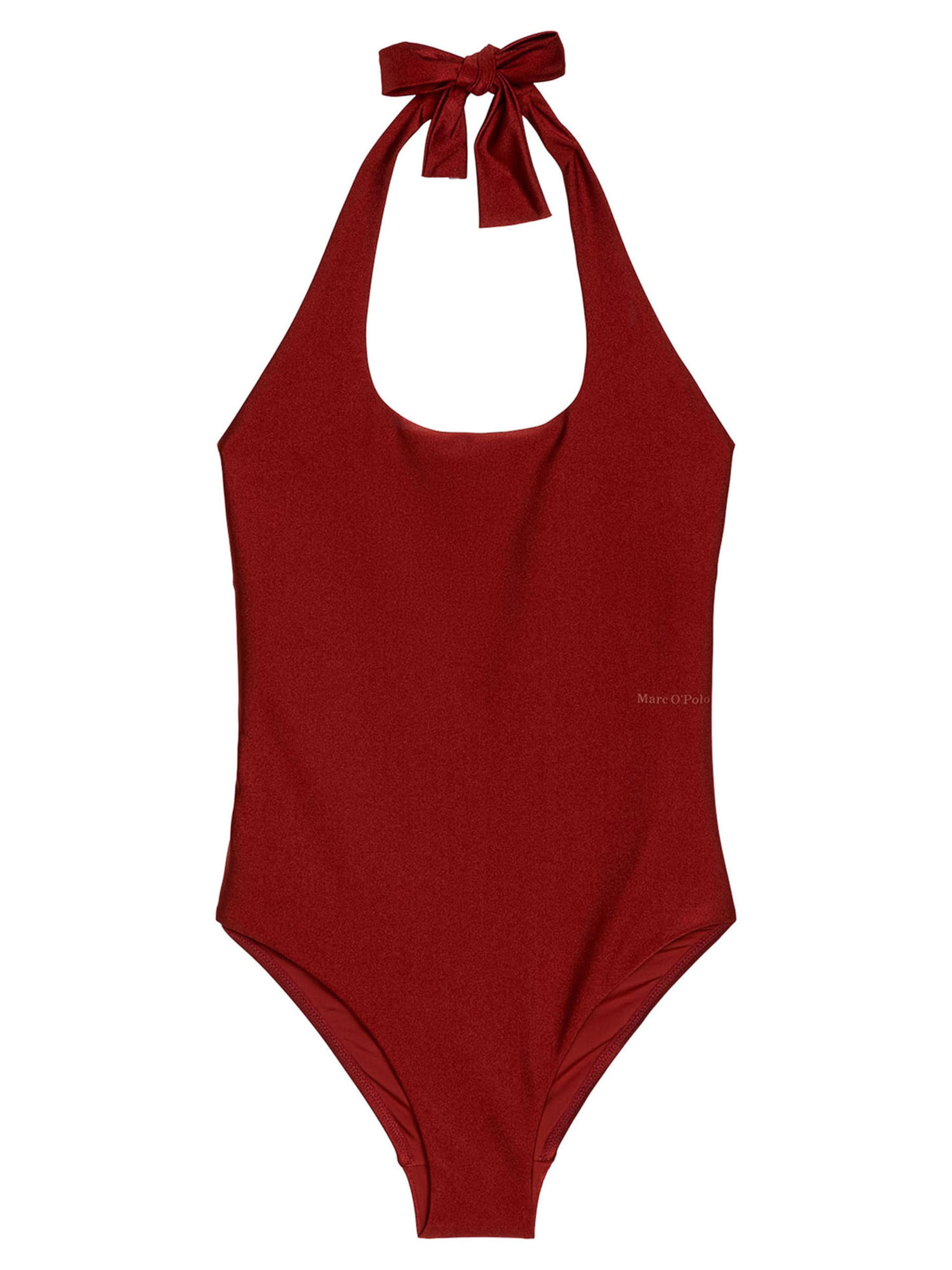 Marc O'Polo Swimsuit ' Shiny ' in Brown: front