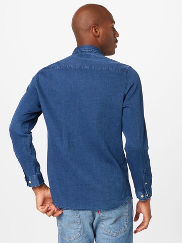 SELECTED HOMME - Ajuste estrecho Camisa 'JOE' en azul