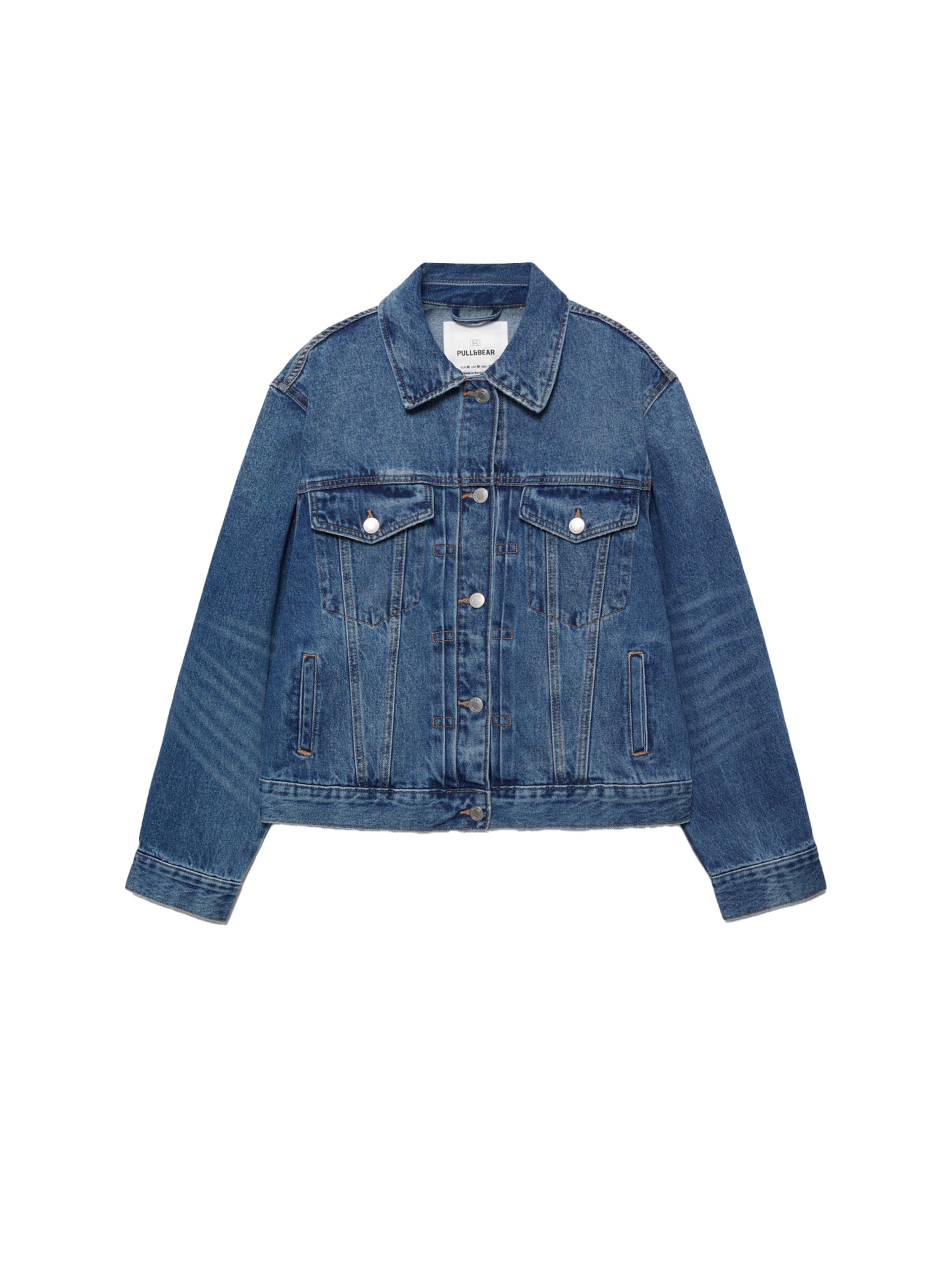 Pull&Bear Átmeneti dzseki - kék: elől