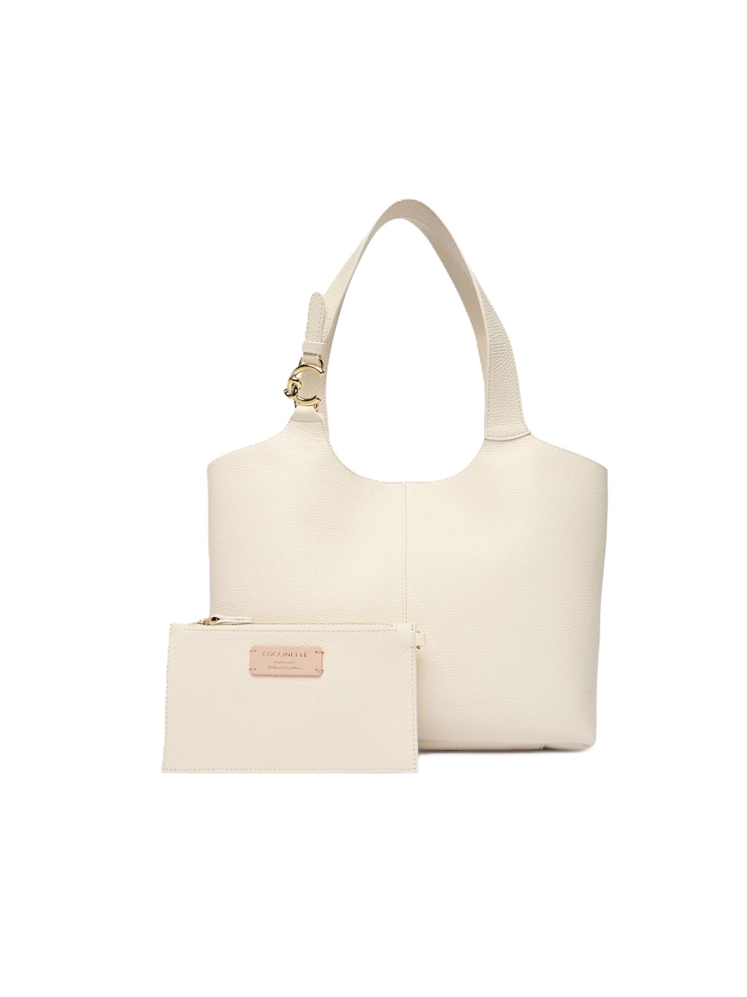 Coccinelle Schultertasche 'E1SHA110201'‌‌‌‌‌‌‌ in Beige: Vorderseite