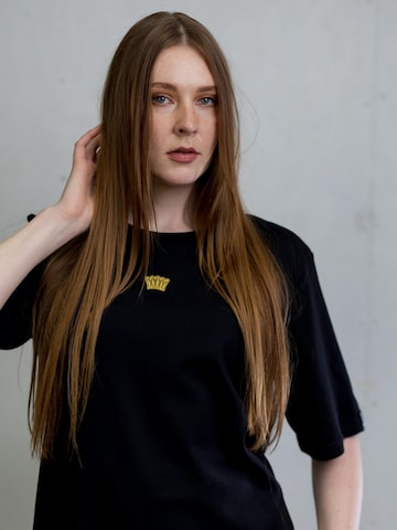 RADADA Shirt 'Little Crown'‌‌‌‌‌‌‌‌‌‌ in Schwarz: Vorderseite