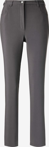 Goldner Pants 'Carla' in Grey: front