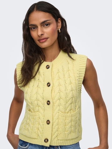 JDY Strikvest 'JDYAnnalise' i hvid: forside