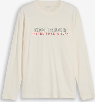 TOM TAILOR Shirt in Weiß: Vorderseite