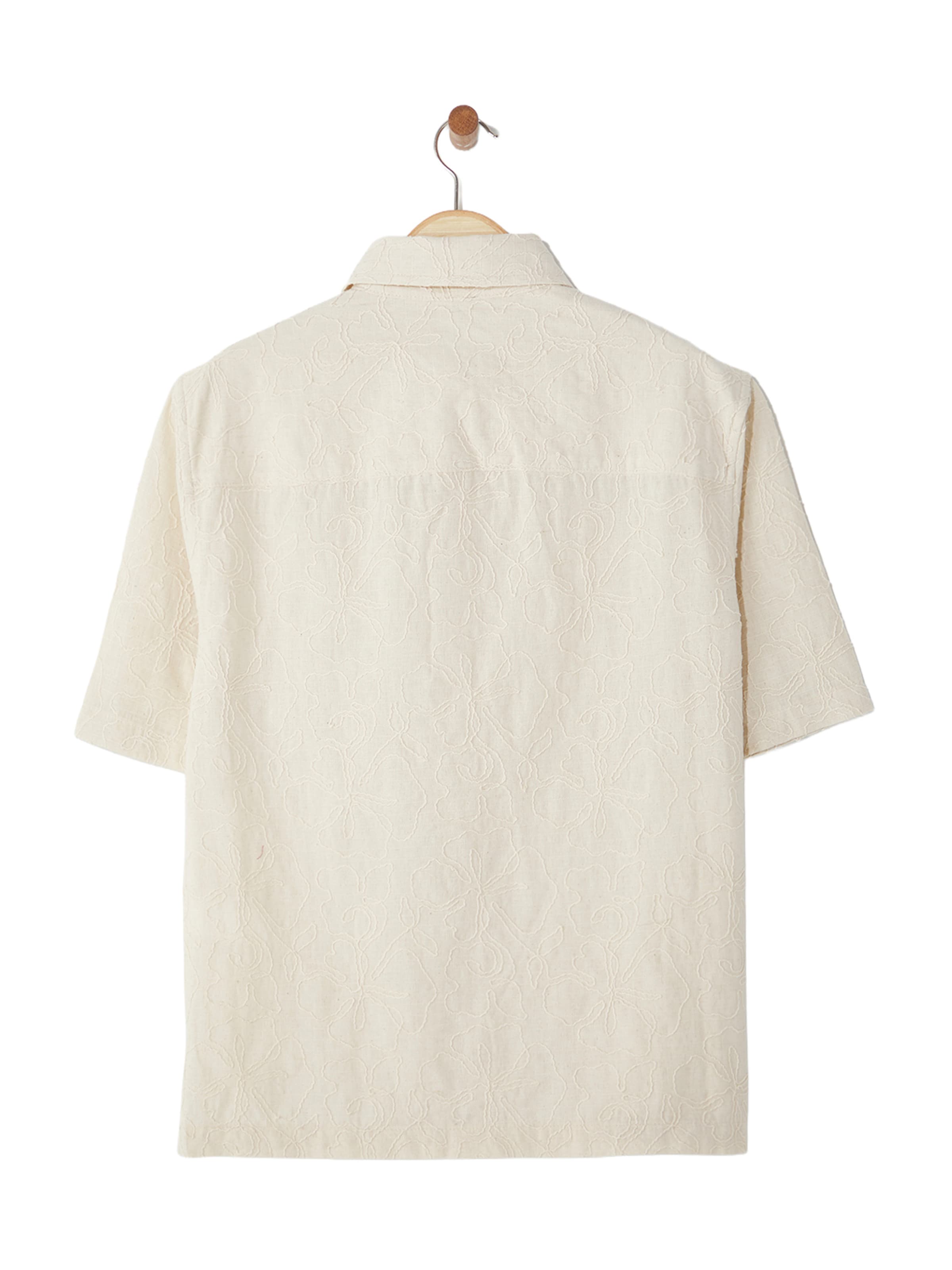 Trendyol Regular fit Button Up Shirt in Beige