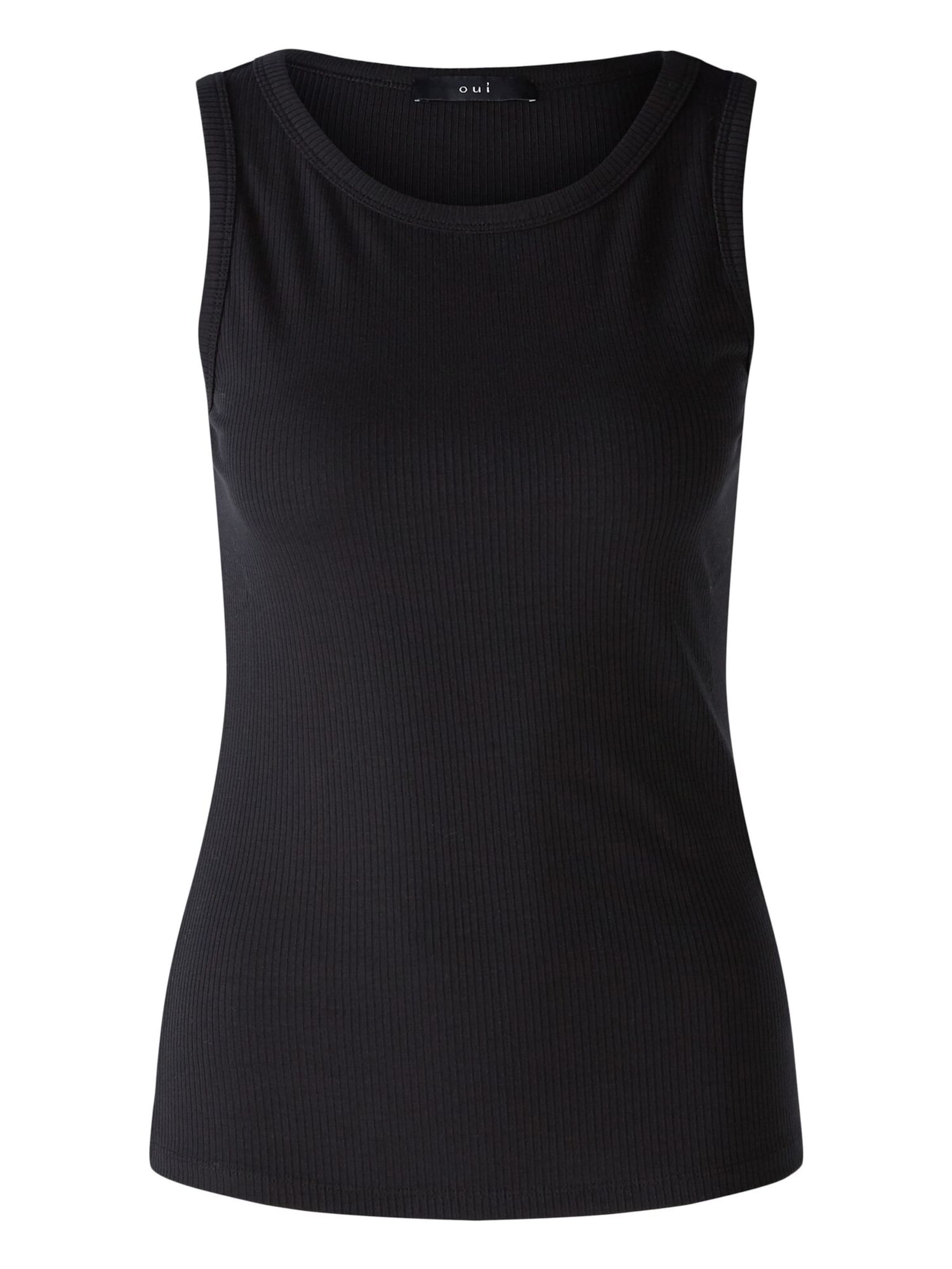 OUI Top 'FILIZ' - fekete: elől