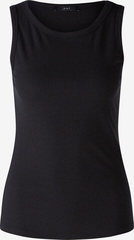 OUI Top in Black: front