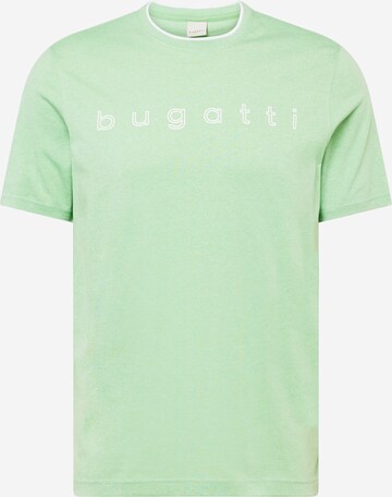 T-Shirt bugatti en vert : devant