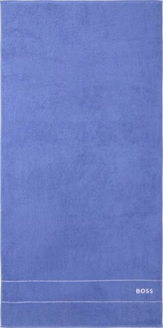 BOSS Shower Towel 'PLAIN' in Blue: front