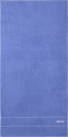 BOSS Home Shower Towel 'PLAIN' in Blue: front