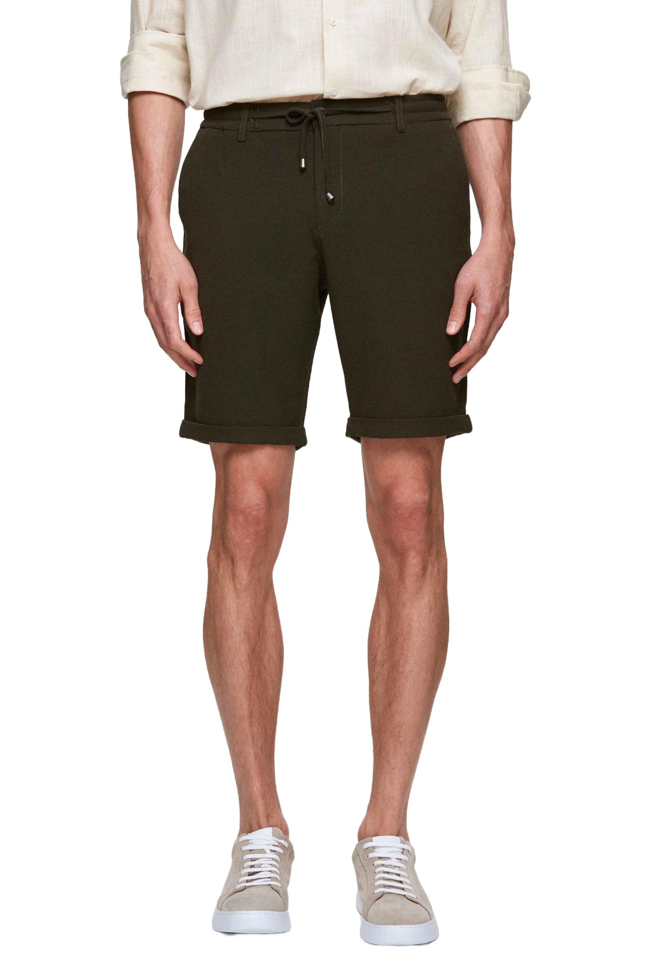 D’S Damat Regular Broek in Groen: voorkant