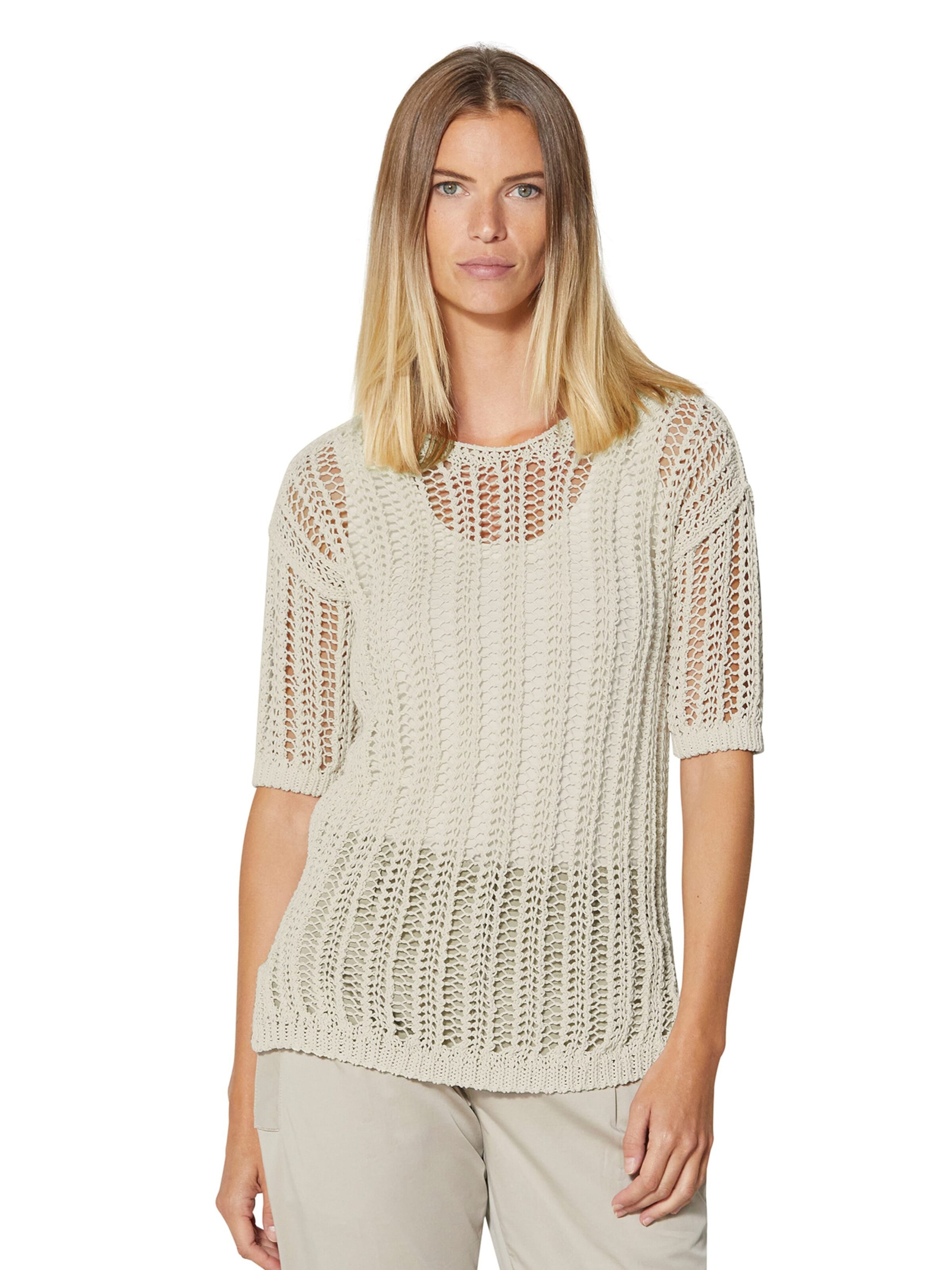 Pull-over MADELEINE en beige : devant