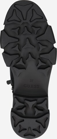 GUESS Schnürstiefelette 'Madox' in Schwarz