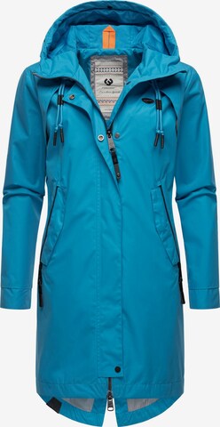 Ragwear Toiminnallinen pitkä takki 'Rejany' värissä sininen