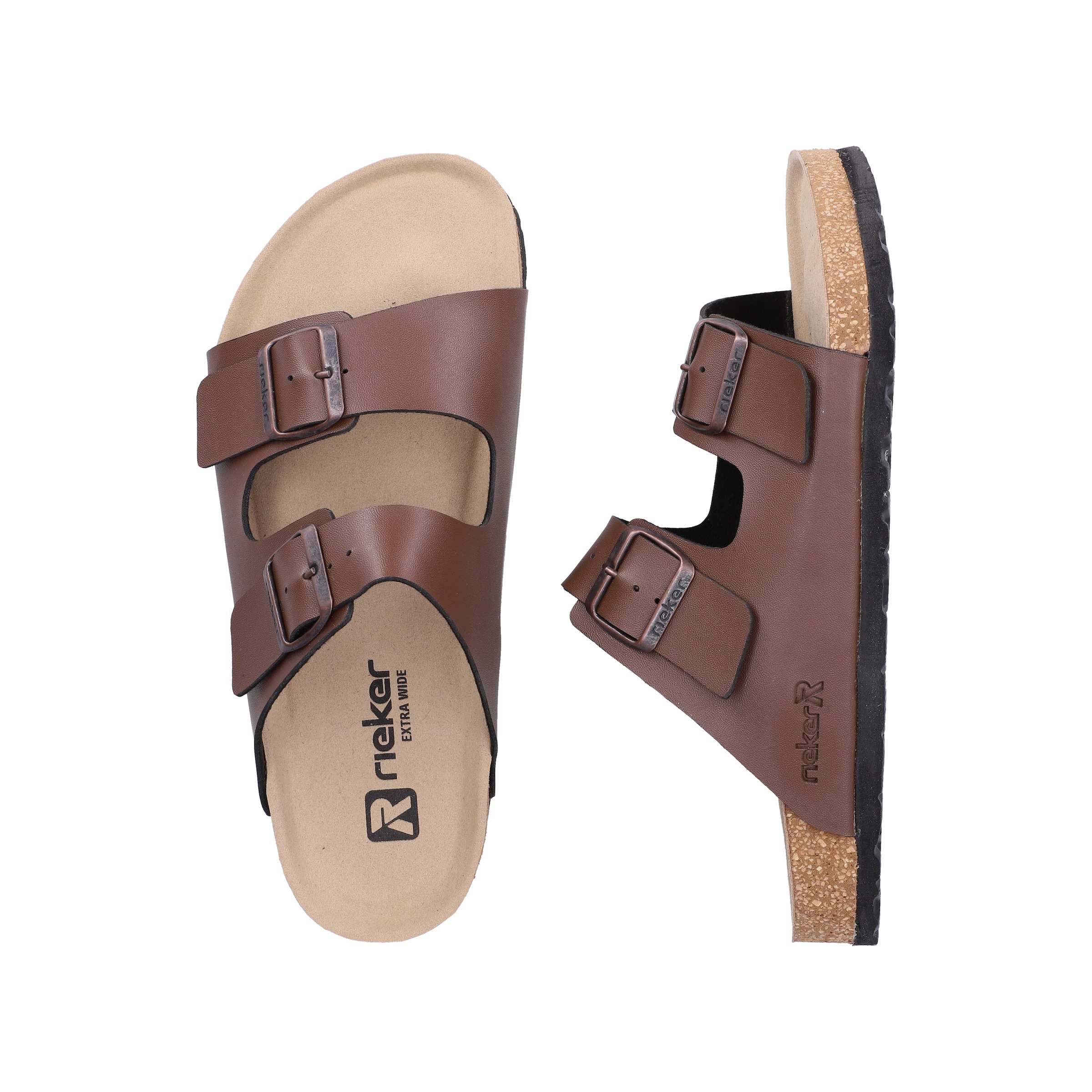 Rieker Pantolette in Braun