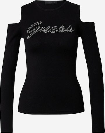 Pull-over GUESS en noir : devant