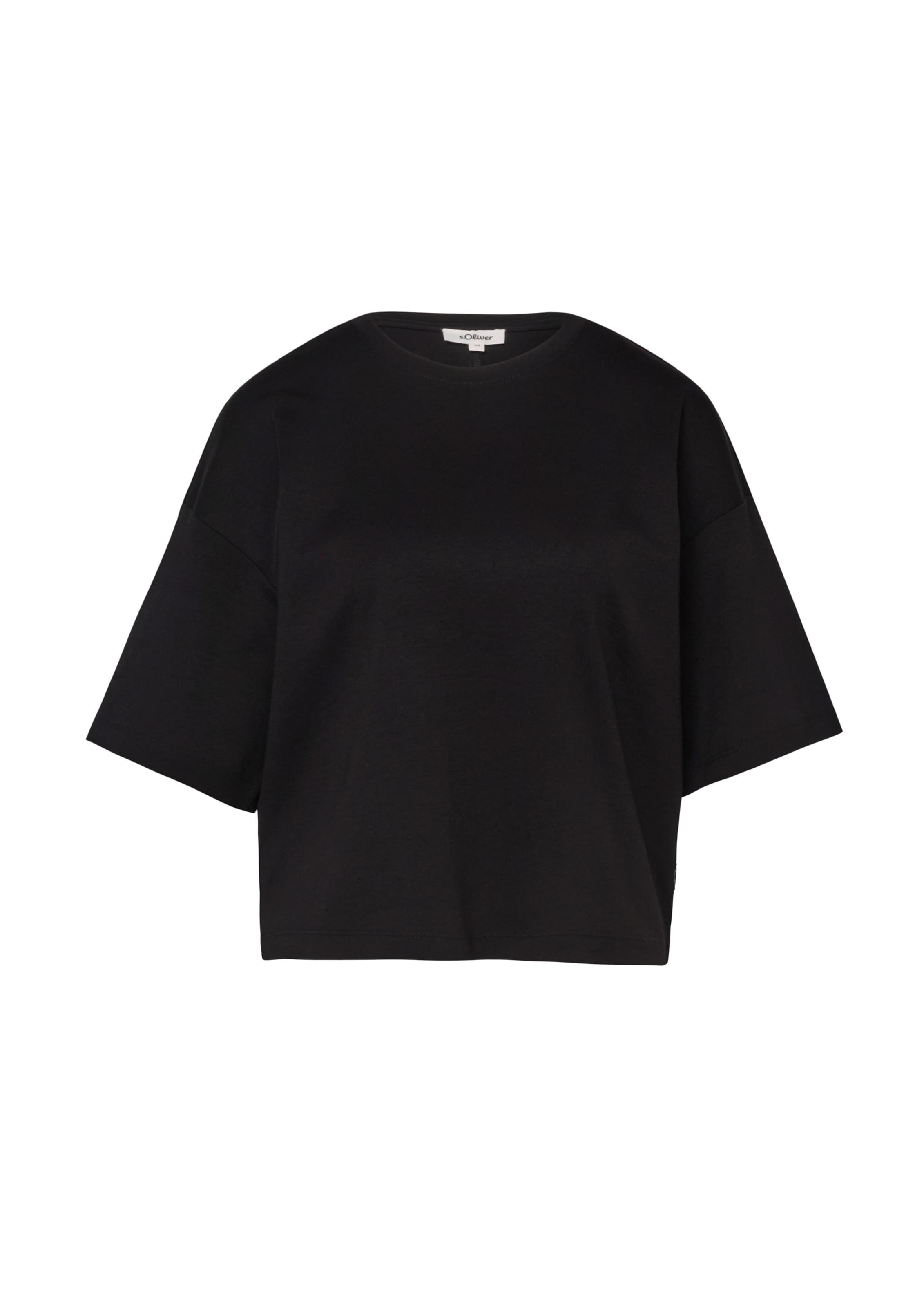 s.Oliver Shirt in Black: front