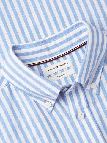 TOMMY HILFIGER Regular Fit Hemd in Blau