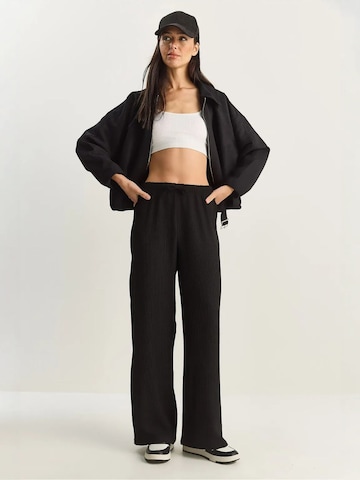 Loosefit Pantalon Bianco Lucci en noir