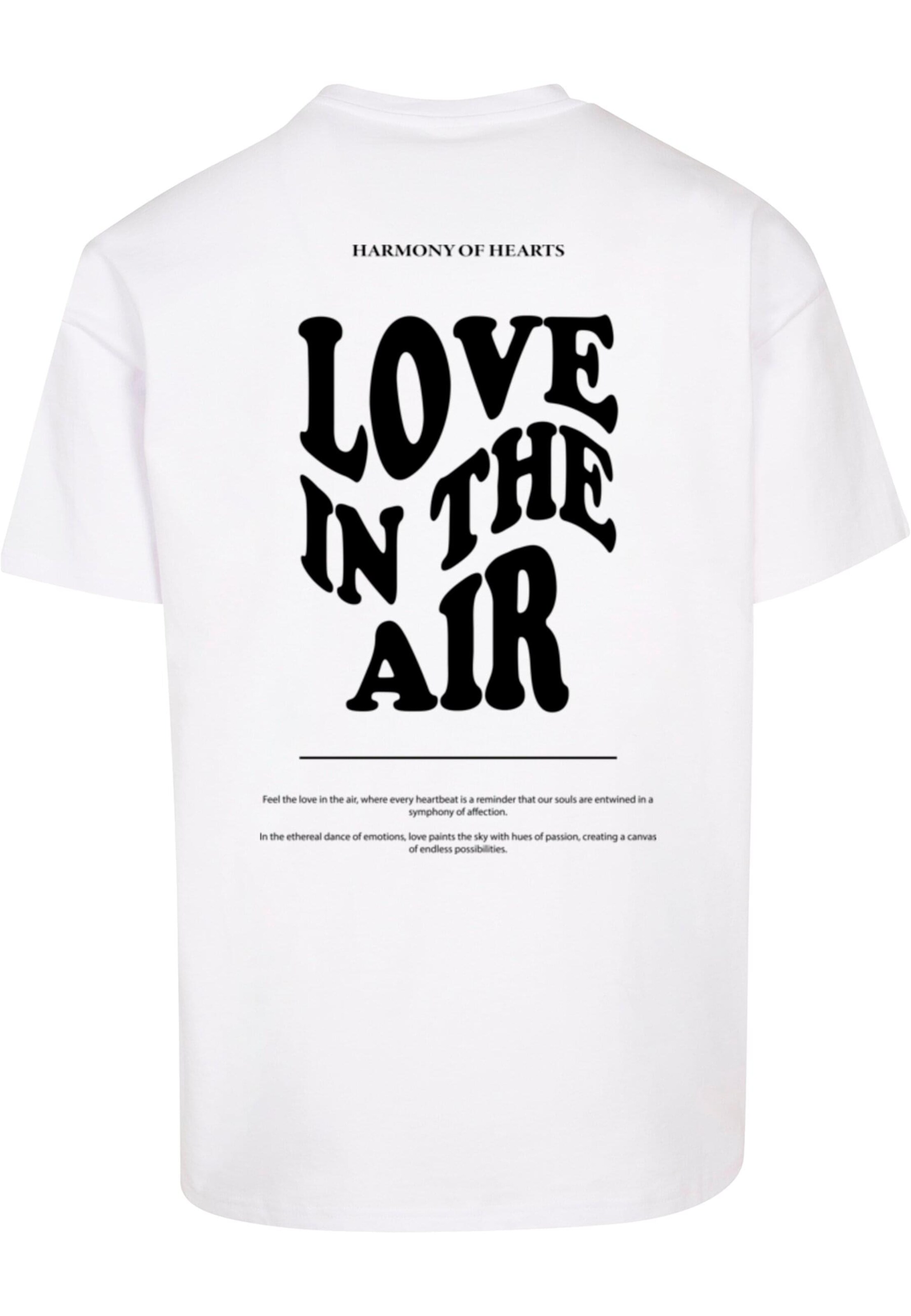 Merchcode Tričko 'Love In The Air' - Biela