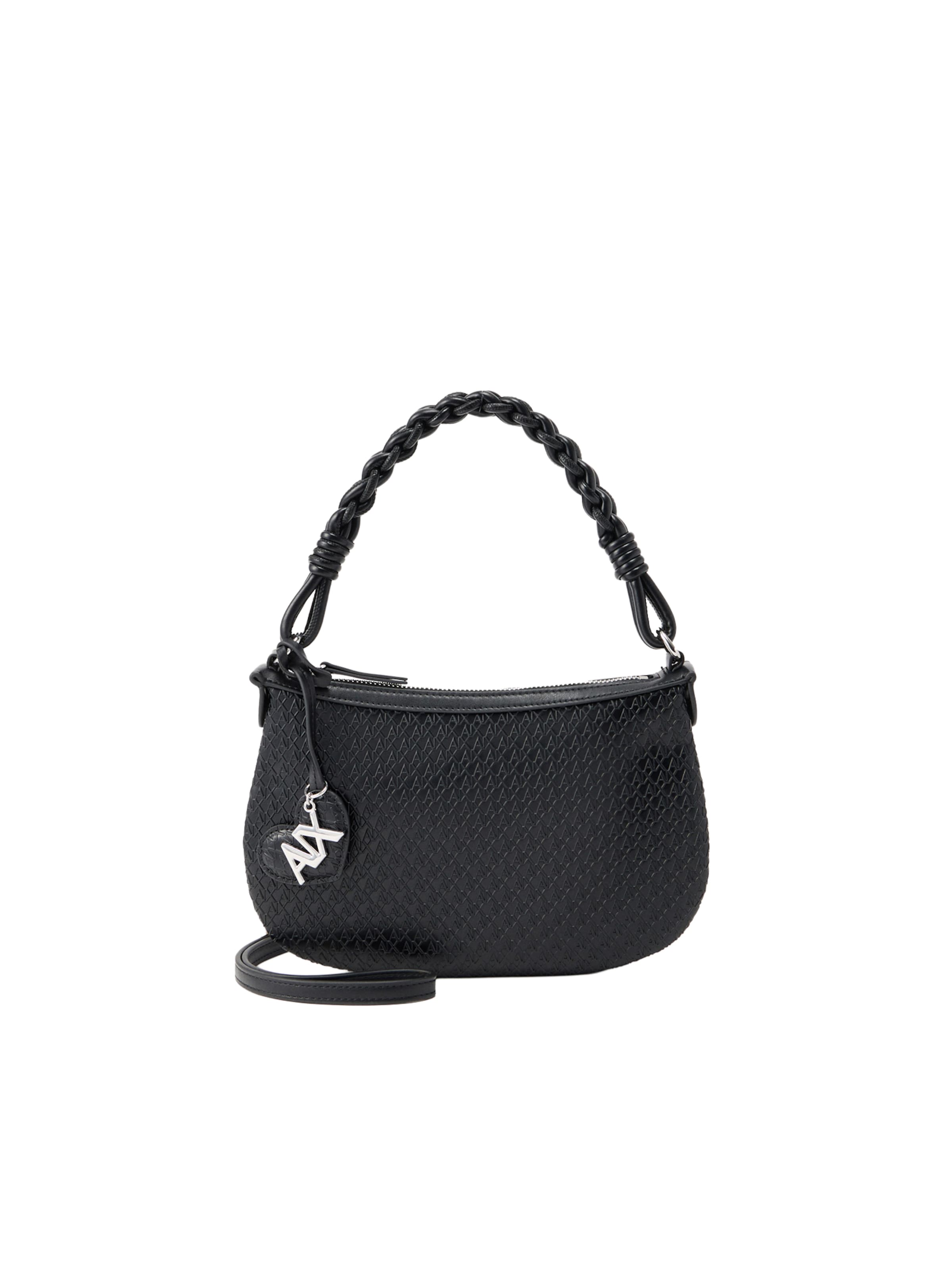 ARMANI EXCHANGE Наплечная сумка 'MAYA' в Черный: спереди