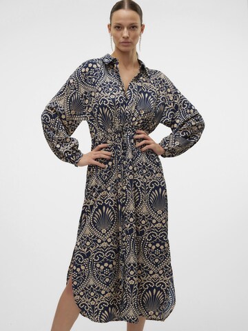 VERO MODA Shirt dress 'Vilja' in Blue: front