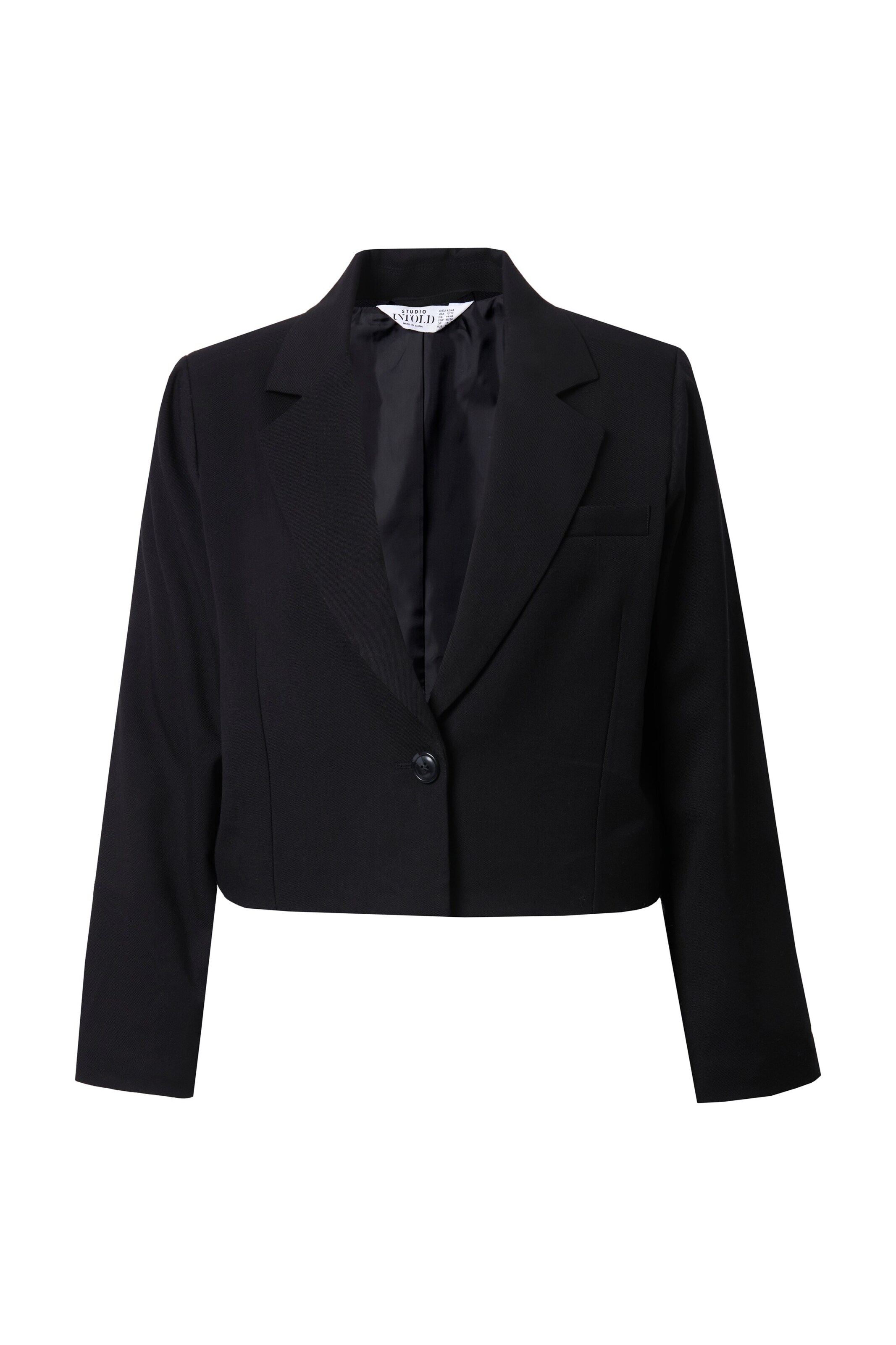 Studio Untold Blazers in Zwart: voorkant