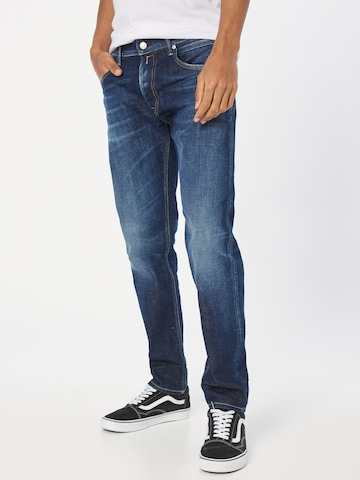 Regular Jeans 'WILLBI' de la REPLAY pe albastru: față