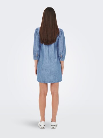 ONLY Košeľové šaty 'Felica' - Modrá