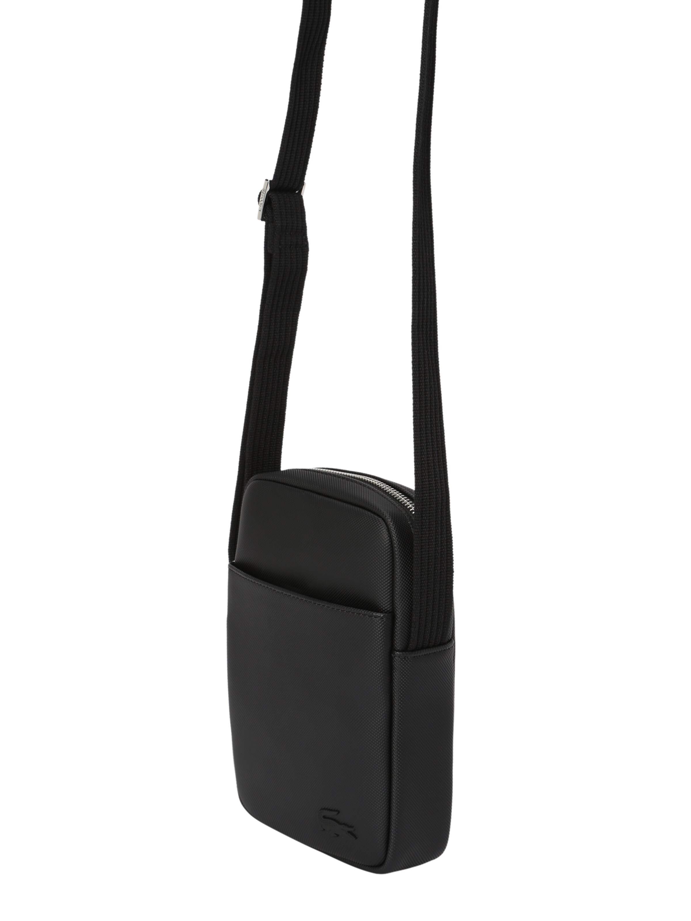 Borsa a tracolla 'Classic' di LACOSTE in nero: frontale