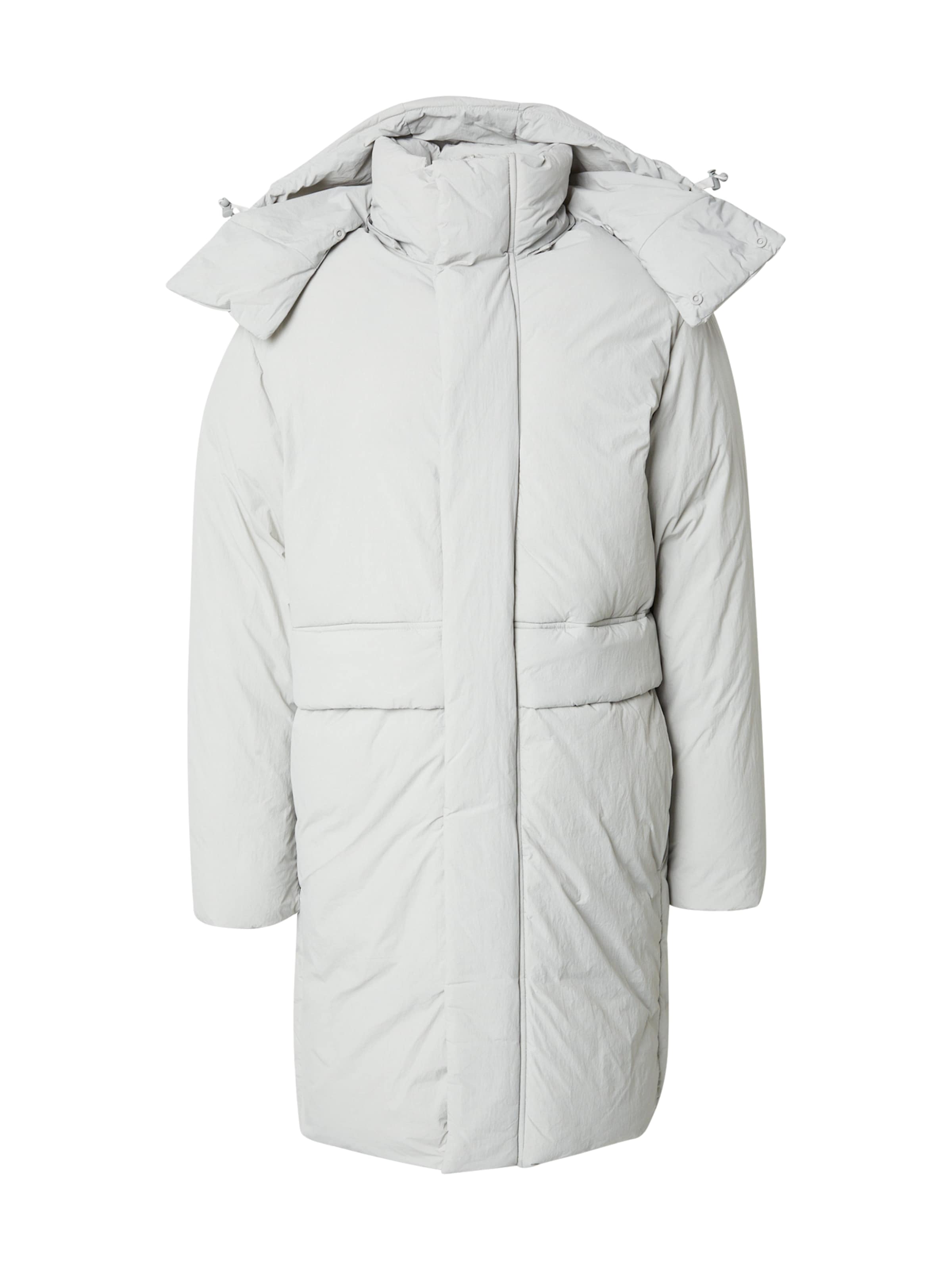 JACK & JONES Зимно палто 'JPRCCBOLTON' в бяло: отпред