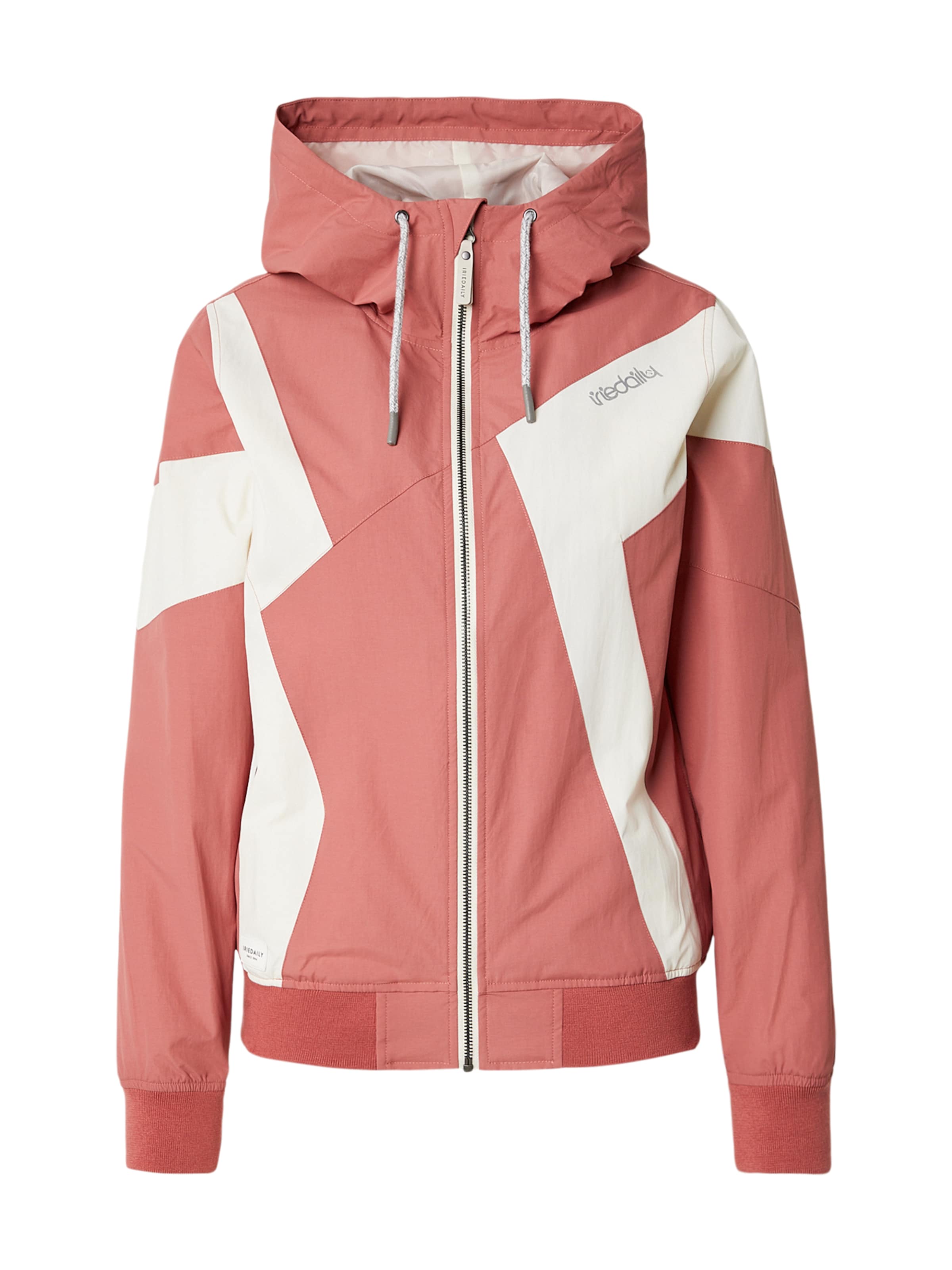 Veste mi-saison 'Puzzled' Iriedaily en rouge : devant