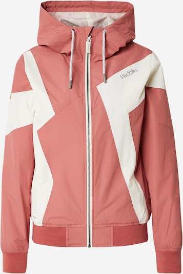 Demisezoninė striukė 'Puzzled' iš Iriedaily, spalva – melionų spalva / balta, Prekių apžvalga