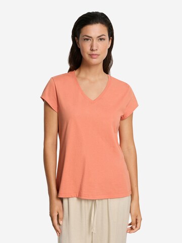 Hanro Shirt ' Natural Shirt ' in Oranje: voorkant