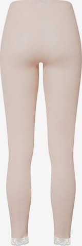 Hanro Regular Leggings ' Woolen Lace ' in Roze