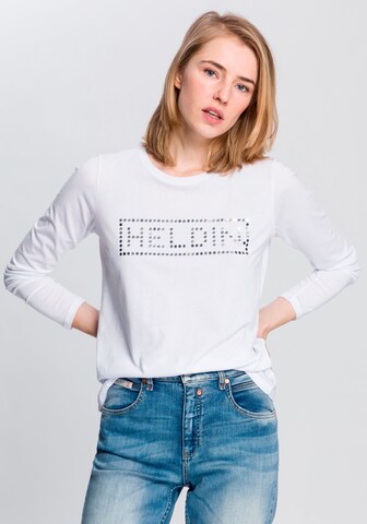 Herrlicher Shirt in White: front