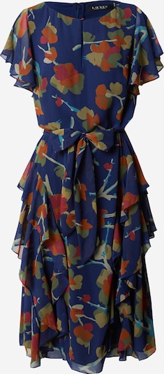 Lauren Ralph Lauren Kleid 'ALASHANY' in dunkelblau / oliv / schilf / rot, Produktansicht